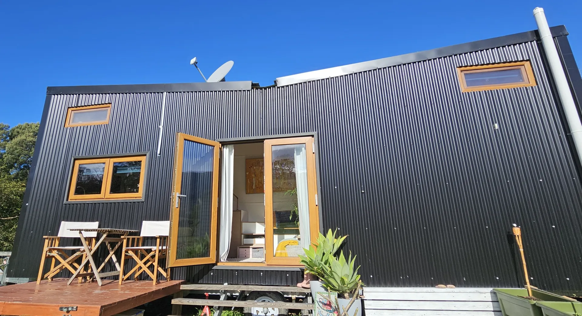 Boutique German-Designed THOW: 2-Bed, 9m Tiny Home with Japanese Soaking Tub