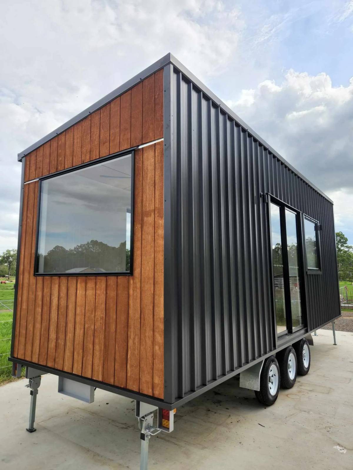 7.2m THOW with Skillion Roof and V-Groove Timber Ceiling - Image 1