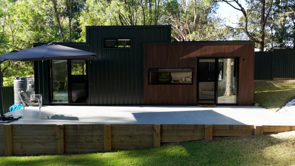9.6m Tiny Home On Wheels - Ground Floor Bedroom + Private Loft
