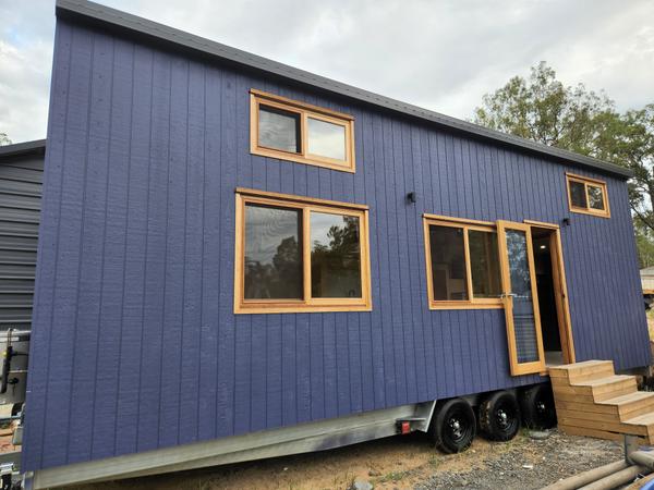 8.4m Tiny Home On Wheels - Dual Standing Lofts & Family Layout