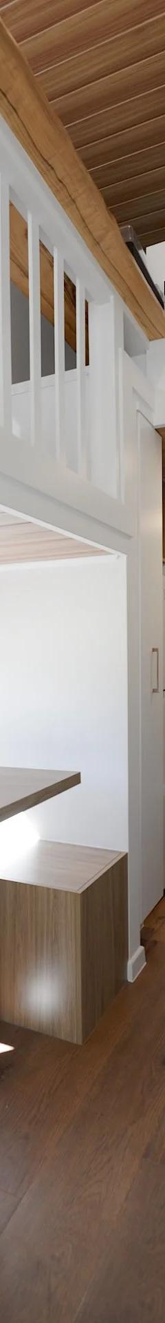 Architectural 7.2m Corner Staircase Design with Built-In Dining Suite & Home Office thumbnail 6