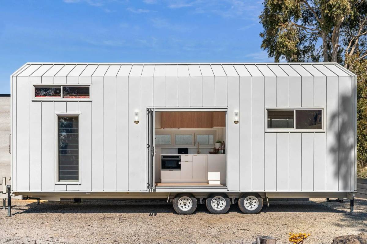 Nordic Luxury: 9m 2 Bed Tiny Home - Ground Floor Master Bedroom - Image 1