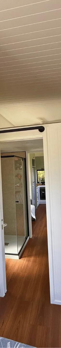 9x2.4m 2 Bedroom Country Cabin THOW with Weatherboard Cladding thumbnail 8