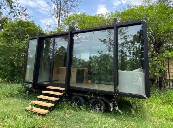 6m Tiny Home On Wheels - Double Glazed Glass