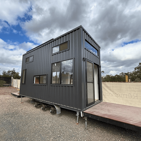 6m Dual Loft THOW - Complete Off-Grid, Japandi Style, Ready Now!