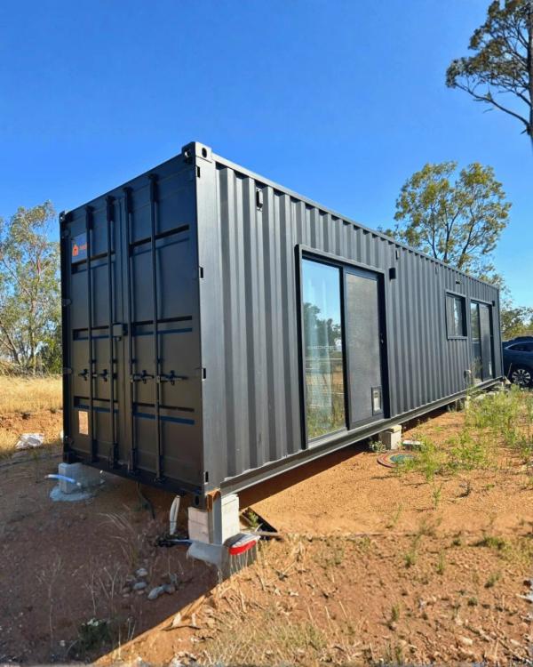 12m Turnkey Container Tiny Home — 1 Bedroom, White Goods Included