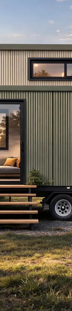 Sage & Brass 10m Tiny Home on Wheels — Ground Floor Bedroom + Loft thumbnail 4