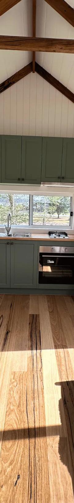  Victorian 3m × 8m Tiny Home on Wheels — Hardwood Interiors thumbnail 5