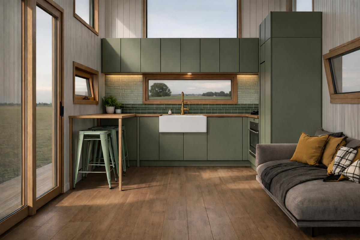 Fern & Willow 3-Bedroom THOW,  3m Wide — Ground Floor Master + Double Loft - Image 1