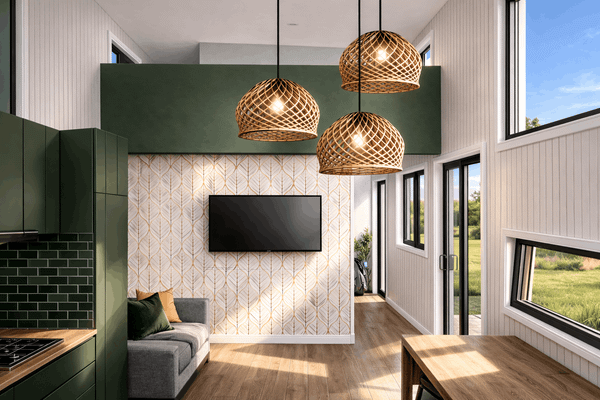 Fern & Willow 3-Bedroom THOW,  3m Wide — Ground Floor Master + Double Loft