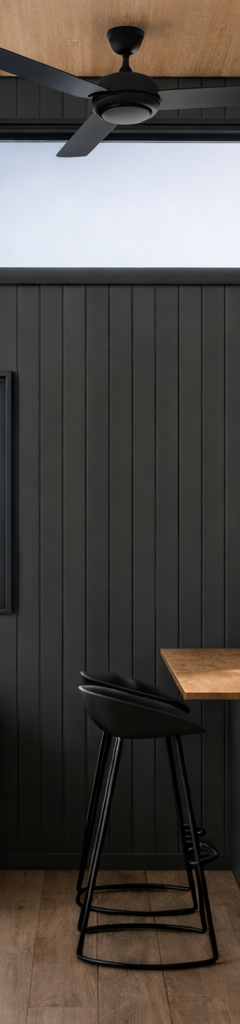 Ebony & Ply Petite: 7.2m Tiny Home on Wheels — Matte Black VJ, Staircase & Queen Loft thumbnail 3