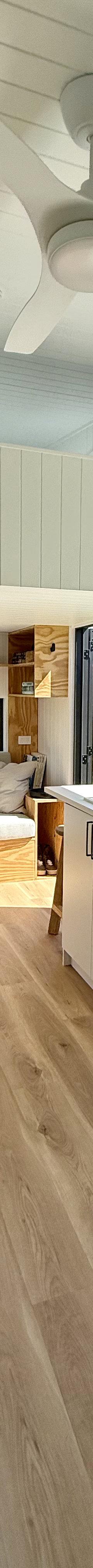 Mono-Pitch 7.2m Tiny Home on Wheels — Staircase, Queen Loft & Gas Strut Window thumbnail 2