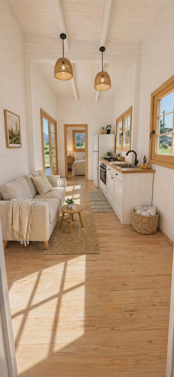 8m Tiny Home - Pre-Fitout - Nordic Cottage Charm