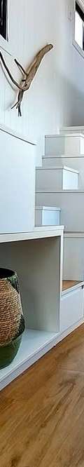 8m × 2.5m 2023 Double Loft Tiny Home on Wheels — Eucalypt Colorbond & Eclectic Finishes thumbnail 2