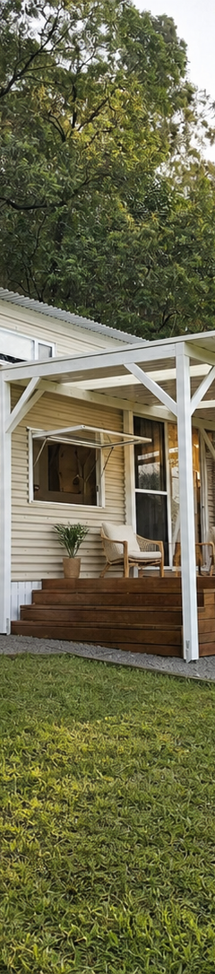 Evening Haze 8m Tiny Home on Wheels — Staircase Loft, Servery Window & Pull-Apart Deck thumbnail 12