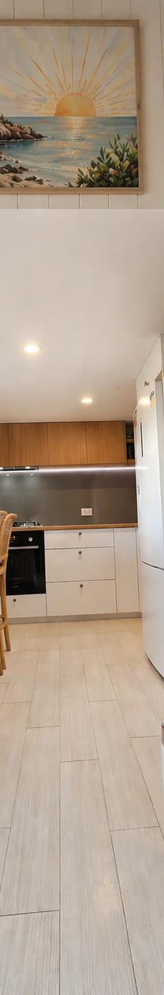 Evening Haze 8m Tiny Home on Wheels — Staircase Loft, Servery Window & Pull-Apart Deck thumbnail 9