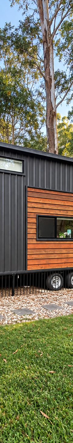 Shadowline & Cedar | 8.4m Dual Loft Tiny Home on Wheels — Storage Staircase, King Loft & Composting Toilet thumbnail 15