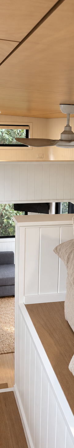 Shadowline & Cedar | 8.4m Dual Loft Tiny Home on Wheels — Storage Staircase, King Loft & Composting Toilet thumbnail 7