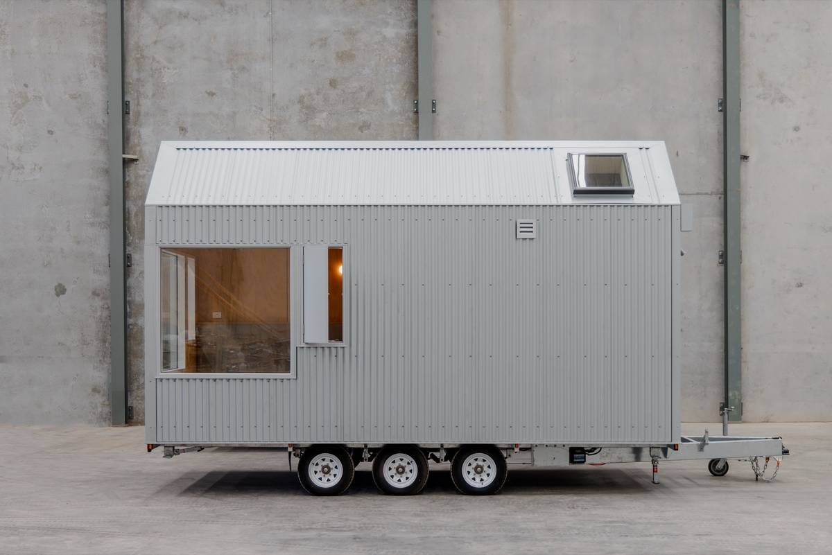 Zincalume & Hoop Pine 6m Tiny Home on Wheels: Double Glazed, Composting Toilet & Velux Skylight - Image 1