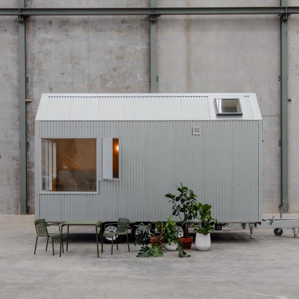 Zincalume & Hoop Pine 6m Tiny Home on Wheels: Double Glazed, Composting Toilet & Velux Skylight