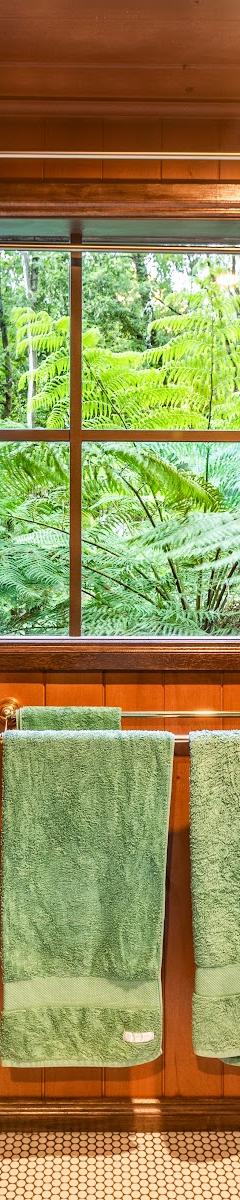Leadlight & Pine: Fully Furnished 3m Wide Dual Loft Tiny Home on a 10-Tonne Trailer, Skylights & Brass Details thumbnail 10