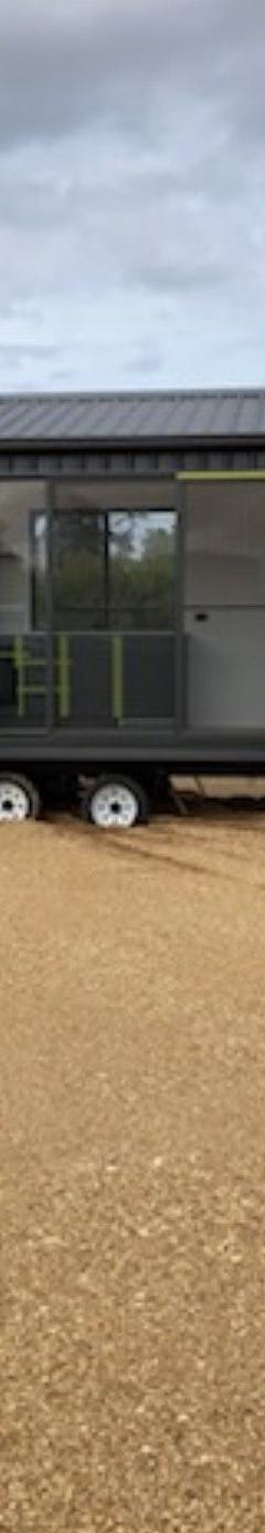 Fireside: Single-Level 8.4m Tiny Home on Wheels, Charnwood Wood Fireplace, Air Con & Composting Toilet thumbnail 12